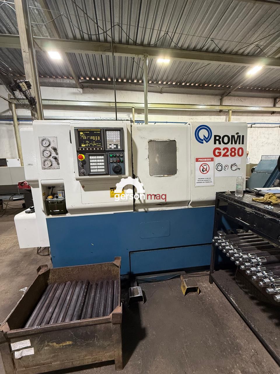 TORNO CNC ROMI G280 - FANUC – ANO 2008